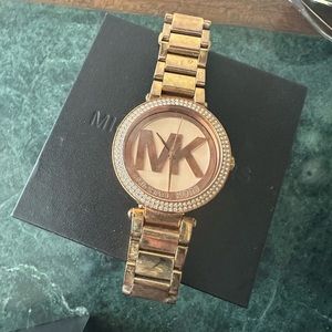 Beautiful rose gold Michael Kors watch